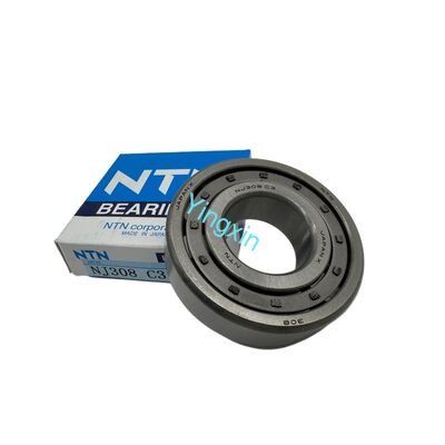 NJ308 C3 High Radial Load Cylindrical Roller Bearing for Industrial Transmission