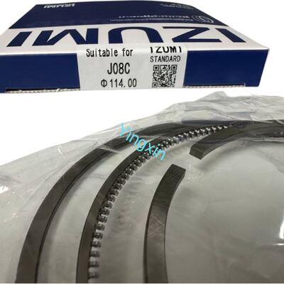 13011-3570A Piston Ring Set 114mm STD for Hino J08C Diesel Engine