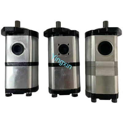 31Q5-30020 Double Hydraulic Gear Pump Hyundai Wheel Excavator R140W-7 R170W-7