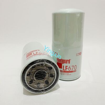 LF670 Fleetguard Spin-On Lube Filter Heavy Truck Marine Generator Construction Diesel Engine