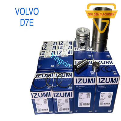 0450-1352 Piston 0425-3772 Engine Cylinder Liner Kit for Vo lvo Deu-tz D7E EC240 EC290