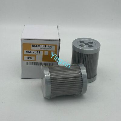 9M-2341 Stainless Steel Hydraulic Filter Element CAT E70B E120B Excavator