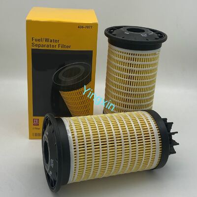 436-7077 Fuel Water Separator Filter Excavator 320D2 323D2 326D2 330D2