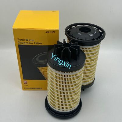 436-7077 Fuel Water Separator Filter Excavator 320D2 323D2 326D2 330D2